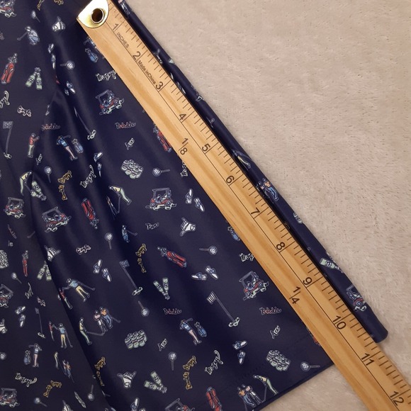 Smith & Quinn Mens Golf Shirt Sz.XL/Blue/Golf Cart Print/Spandex Blend/Quick Dry - Picture 9 of 11